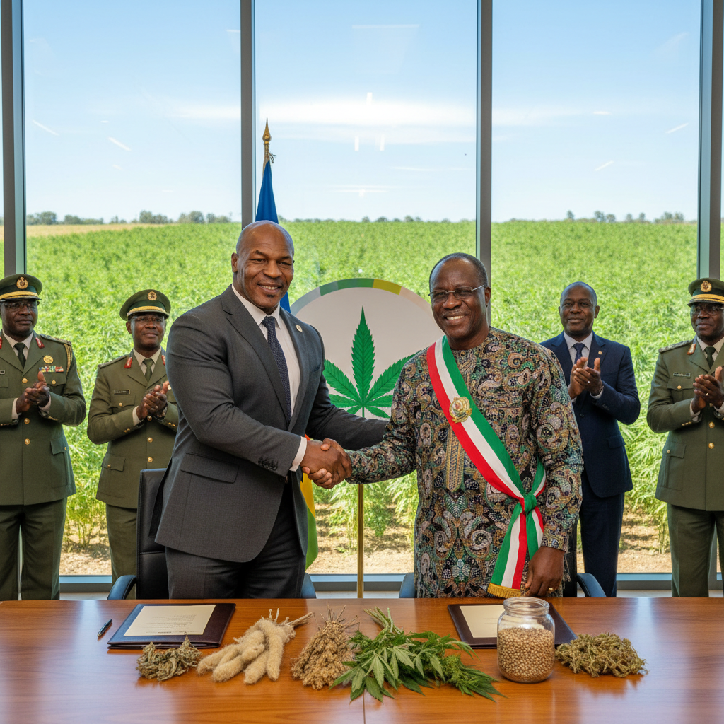 Майк Тайсон став послом промислових конопель у Центральноафриканській Республіці