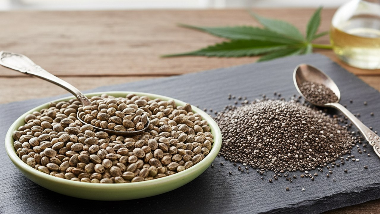 Насіння чіа проти насіння конопель: що містить більше клітковини, білка та корисних жирів?